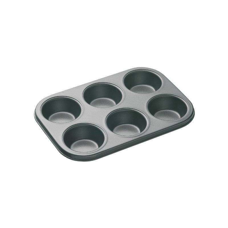 Masterclass Non-Stick Deep Baking Pan - 6 Hole - Potters Cookshop