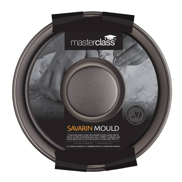 Masterclass Non-Stick Round Savarin Cake Tin - 20cm - Potters Cookshop