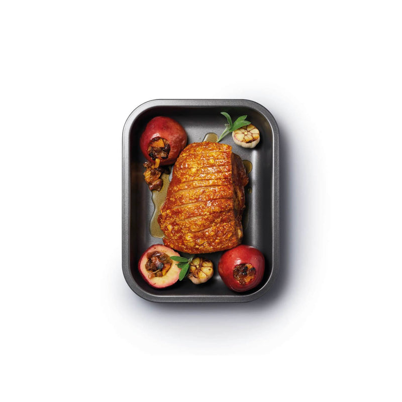 KitchenCraft MasterClass Professional Large Baking Tray, Vitreous Enamel,  39 x 27 cm
