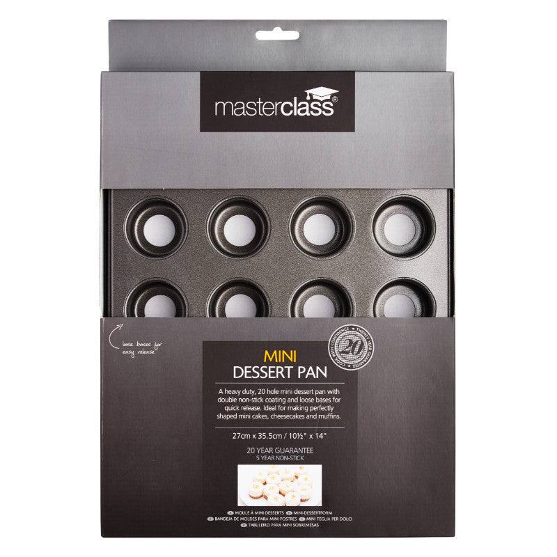 Masterclass Loose Base Mini Dessert Pan - 20 Hole - Potters Cookshop