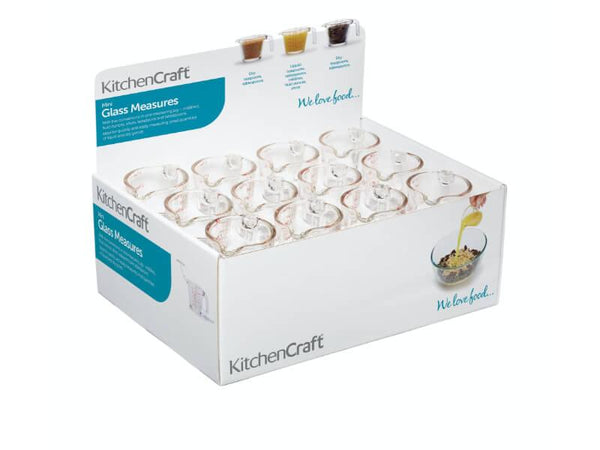 KitchenCraft Glass Mini Measuring Jug - 50ml - Potters Cookshop