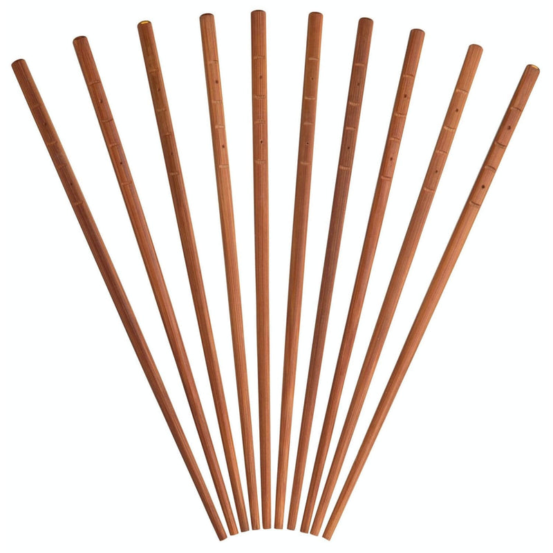 World Of Flavours Oriental Bamboo Chopsticks - Pack of 10
