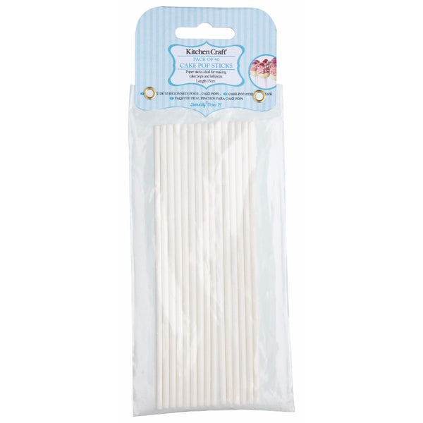 Sweetly Does It Pack of 50 Cake Pop Sticks - 15cm