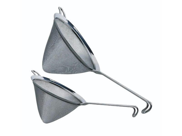 KitchenCraft Stainless Steel Conical Sieve - 18cm - Potters Cookshop