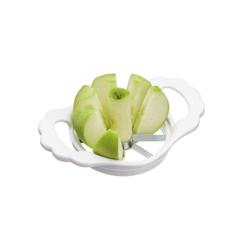 KitchenCraft Apple Corer & Wedger - White - Potters Cookshop