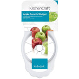 KitchenCraft Apple Corer & Wedger - White - Potters Cookshop