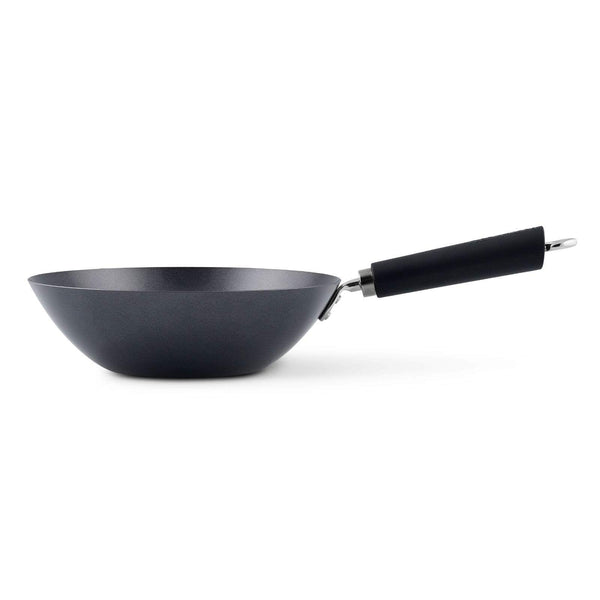 Ken Hom Excellence Non-Stick Carbon Steel Wok - 27cm - Potters Cookshop