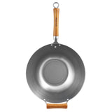 Ken Hom Excellence Non-Stick Carbon Steel Wok - 32cm - Potters Cookshop