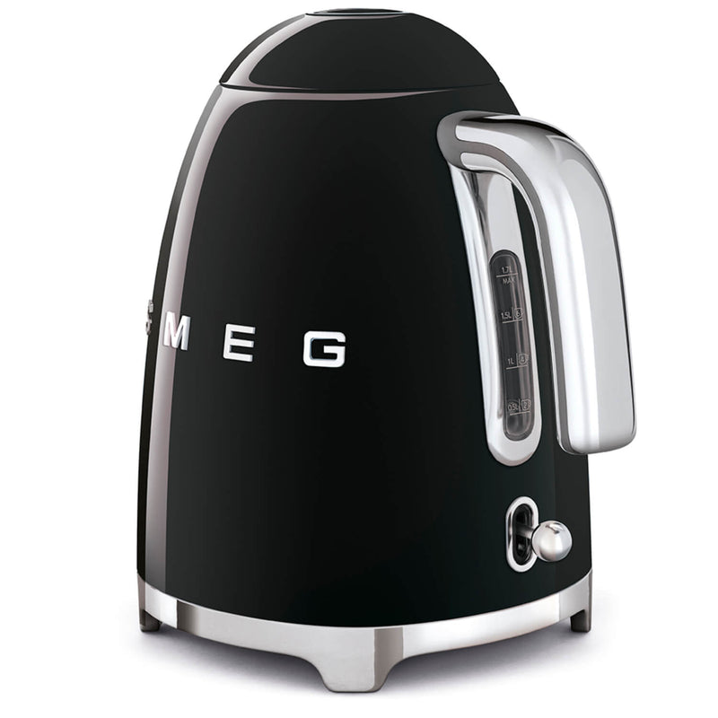 Smeg Jug Kettle & 2 Slice Toaster Set - Black