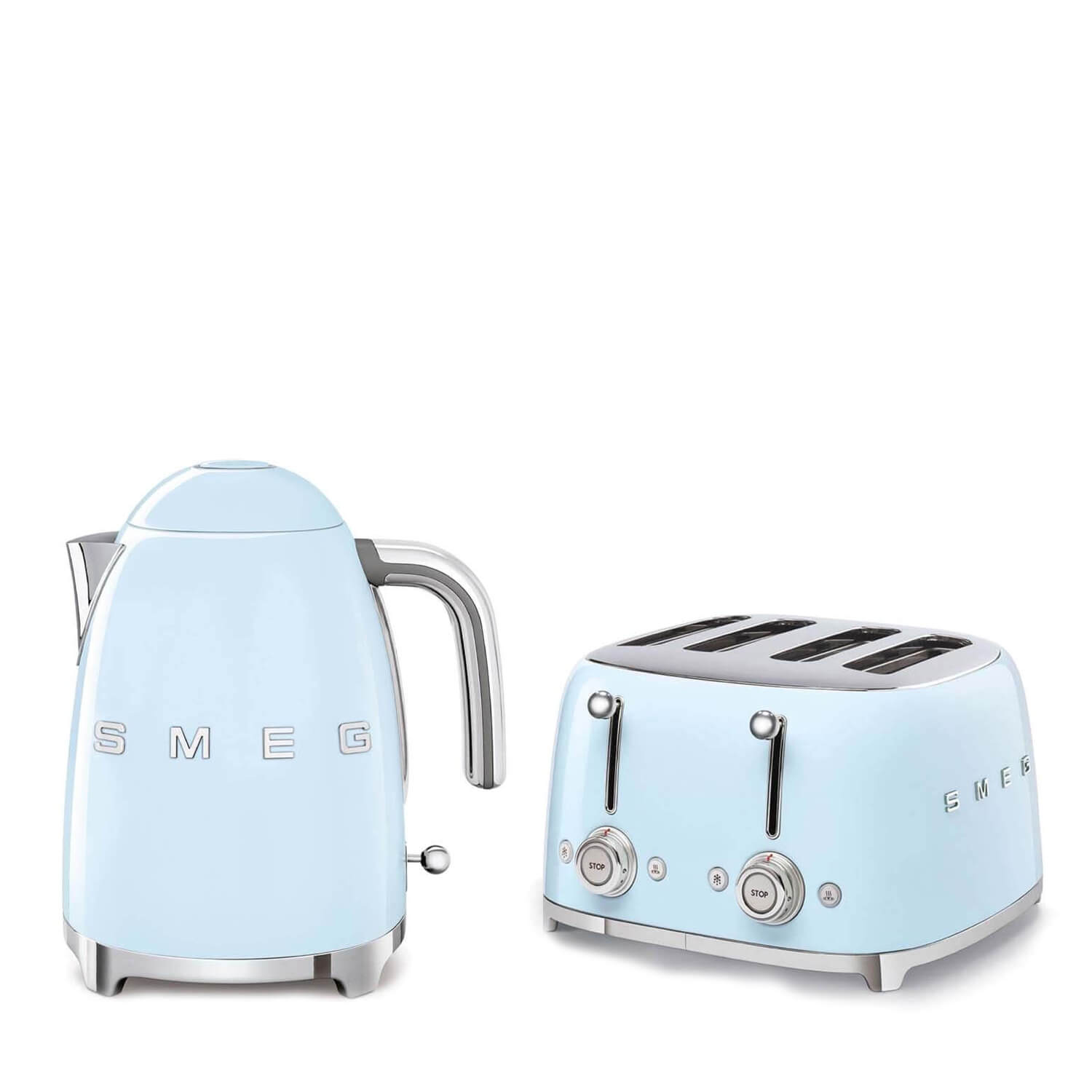 Buy Smeg Jug Kettle 4 Slice Toaster Set Pastel Blue Potters buy-smeg-jug-kettle-4-slice-toaster-set-pastel-blue-potters