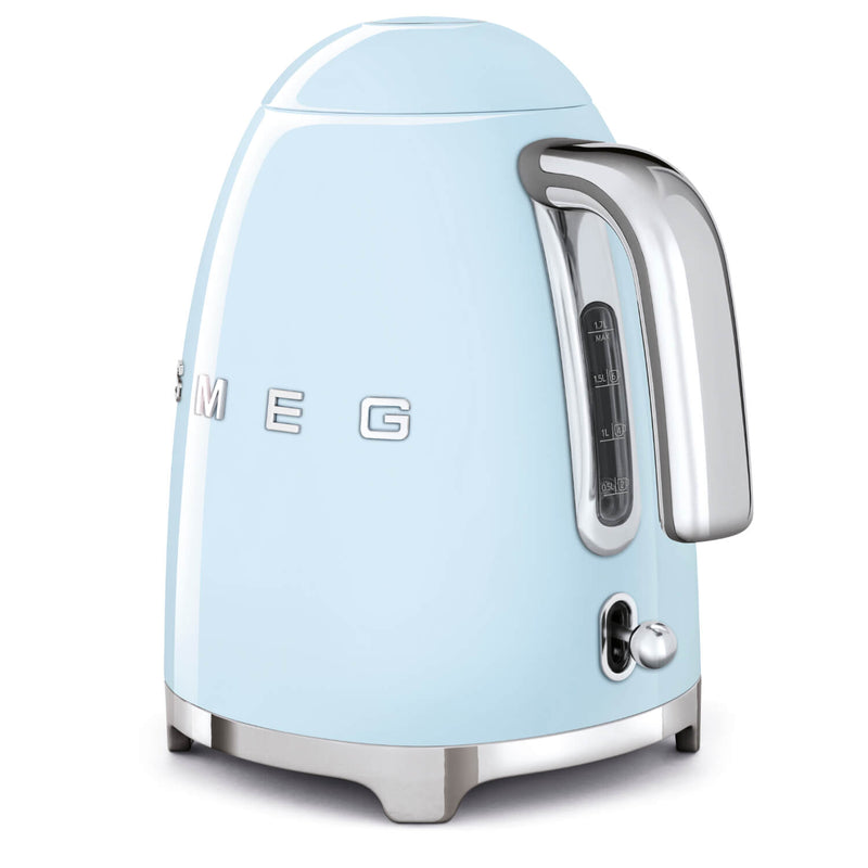 Smeg Jug Kettle & 2 Slice Toaster Set - Pastel Blue