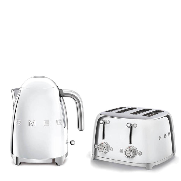 SMEG トースター　 クロム Smeg 2-Slice Toaster - Chrome | ECS Coffee Inc.
