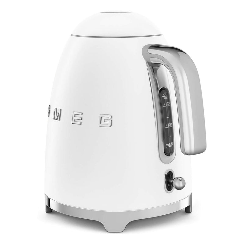 Smeg Jug Kettle & 2 Slice Toaster Set - Matte White