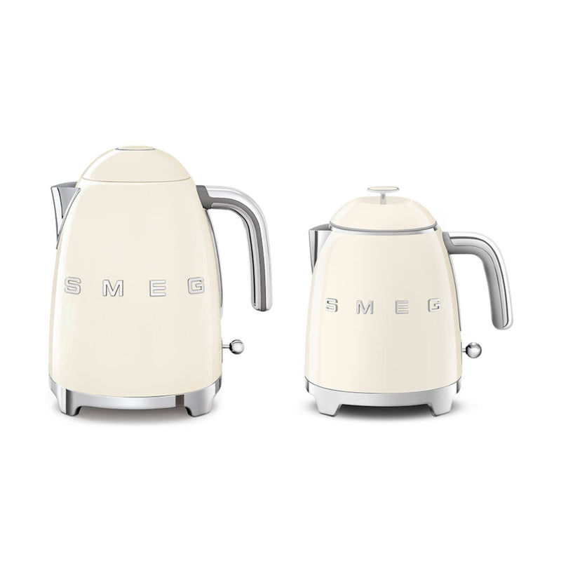 Smeg Mini Kettle & 2 Slice Toaster Set - Cream