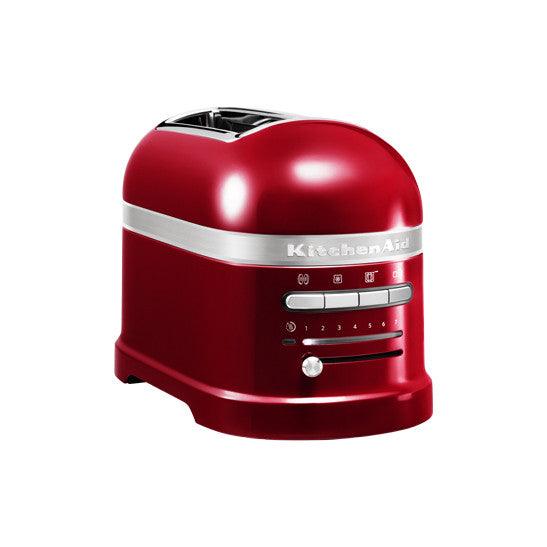 KitchenAid Artisan 5KMT2204BCA 2 Slice Toaster - Candy Apple - Potters Cookshop