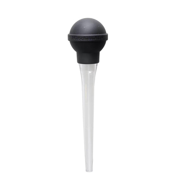 KitchenAid Silicone Baster Syringe - Black - Potters Cookshop