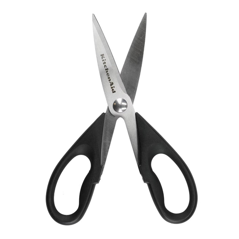 KitchenAid Multi-Purpose Stainless Steel Kitchen Scissors - Black - Potters Cookshop