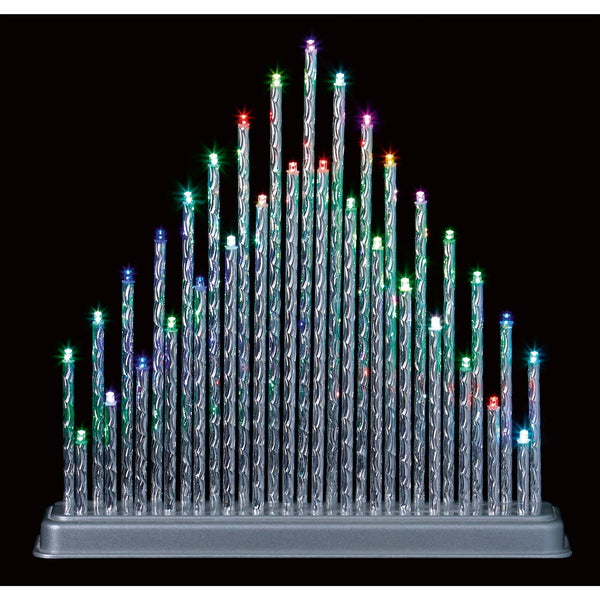 Premier Christmas 33 Colour Changing LED Candle Bridge - 34cm