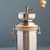 La Cafetière Stainless Steel Manual Coffee Grinder - Silver - Potters Cookshop