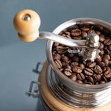 La Cafetière Stainless Steel Manual Coffee Grinder - Silver - Potters Cookshop