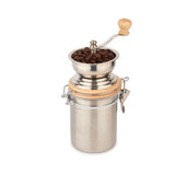 La Cafetière Stainless Steel Manual Coffee Grinder - Silver - Potters Cookshop