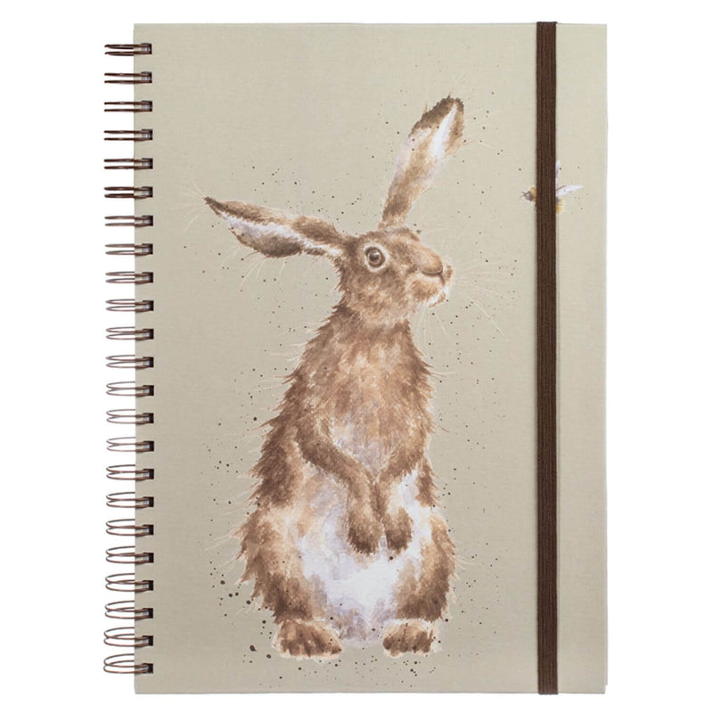 Wrendale Designs by Hannah Dale A4 Spiral Notebook - Hare And The Bee
