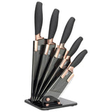 Taylor's Eye Witness Brooklyn 5 Piece Knife Set with Stand - Copper