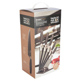 Taylor's Eye Witness Brooklyn 5 Piece Knife Set with Stand - Copper