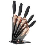 Taylor's Eye Witness Brooklyn 5 Piece Fan Knife Set - Rose Gold