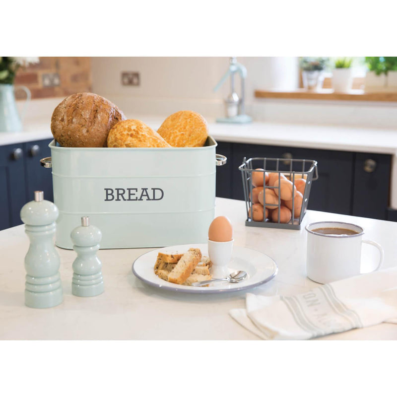 Living Nostalgia Bread Bin - Blue - Potters Cookshop