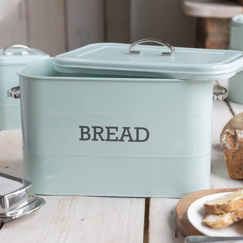 Living Nostalgia Bread Bin - Blue - Potters Cookshop