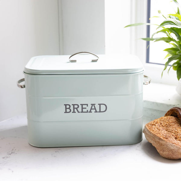 Living Nostalgia Bread Bin - Blue - Potters Cookshop