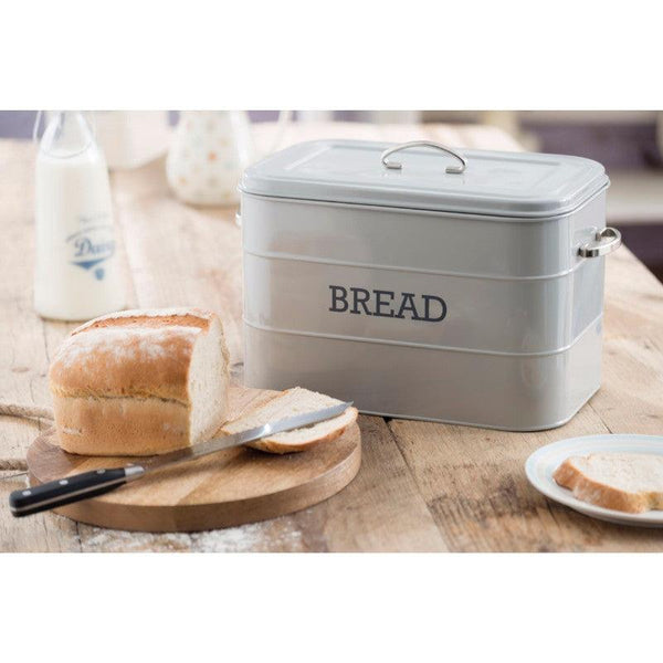 Living Nostalgia Bread Bin - Grey - Potters Cookshop
