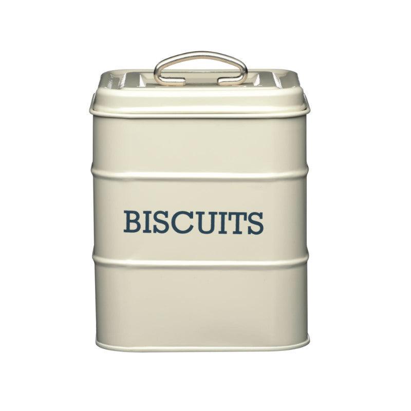 Living Nostalgia Biscuit Tin - Cream - Potters Cookshop