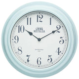 Living Nostalgia Wall Clock - Blue - Potters Cookshop