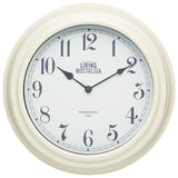 Living Nostalgia Wall Clock - Cream - Potters Cookshop