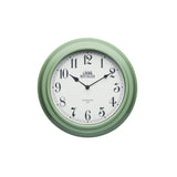 Living Nostalgia Wall Clock - Sage Green - Potters Cookshop