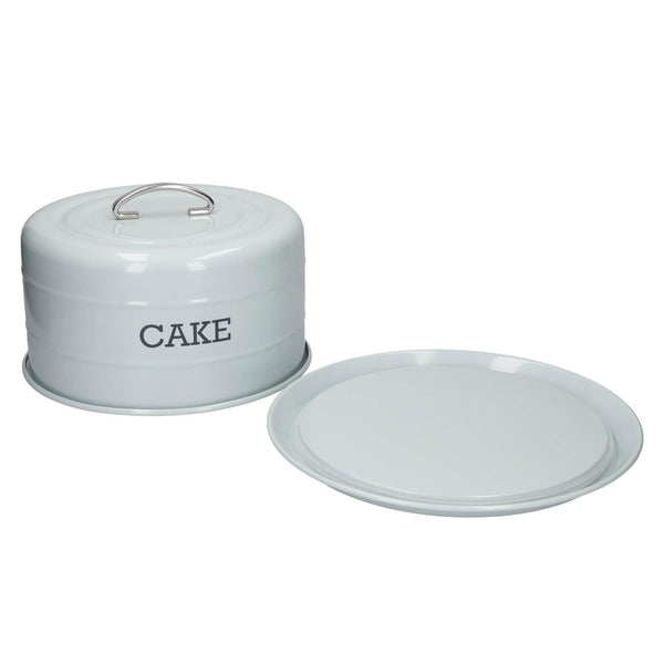 Living Nostalgia Cake Storage Tin - Blue - Potters Cookshop