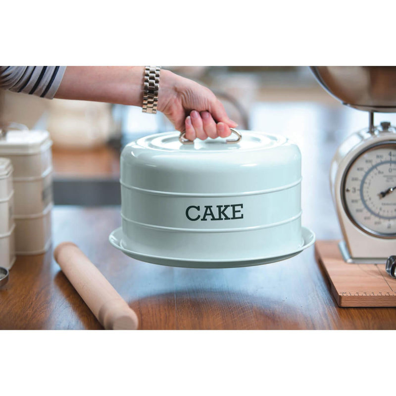 Living Nostalgia Cake Storage Tin - Blue - Potters Cookshop