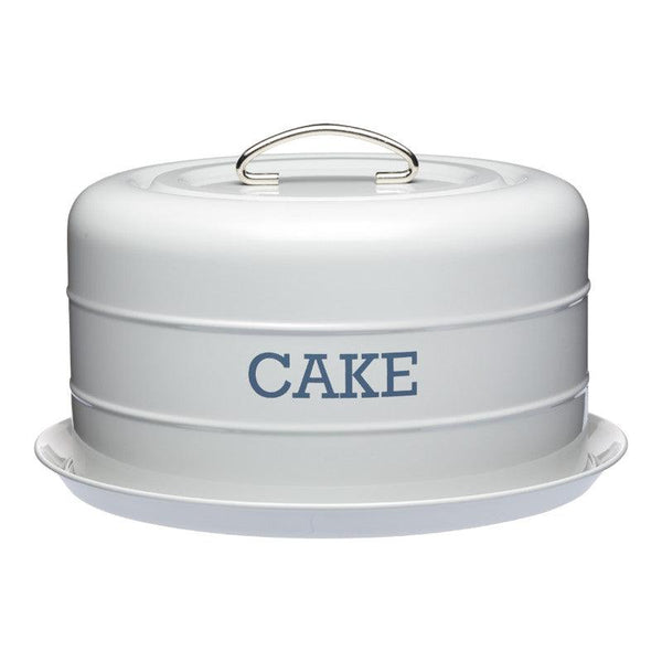 Living Nostalgia Cake Storage Tin - Grey - Potters Cookshop