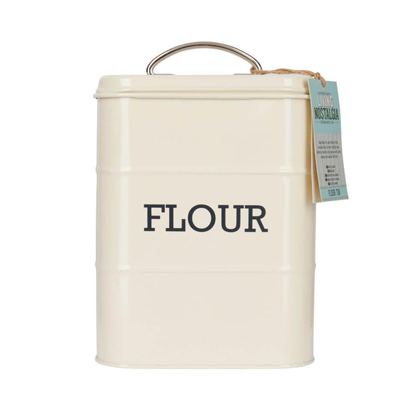 Living Nostalgia Flour Canister - Cream - Potters Cookshop