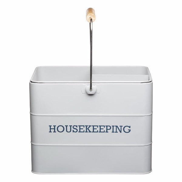 Living Nostalgia Housekeeping Tin - Grey - Potters Cookshop