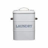 Living Nostalgia Laundry Soap Canister - Grey - Potters Cookshop