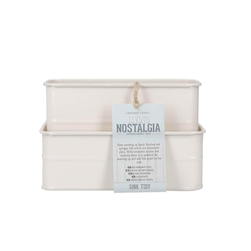 Buy Living Nostalgia  Sink Tidy - Cream – Potters Cookshop