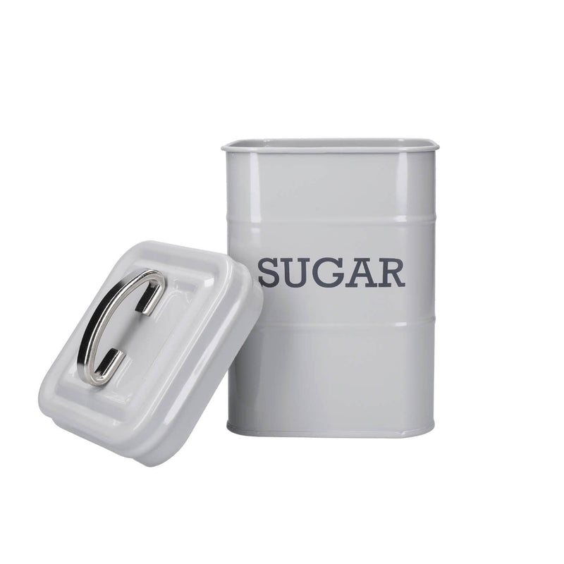 Living Nostalgia Sugar Tin - Grey - Potters Cookshop