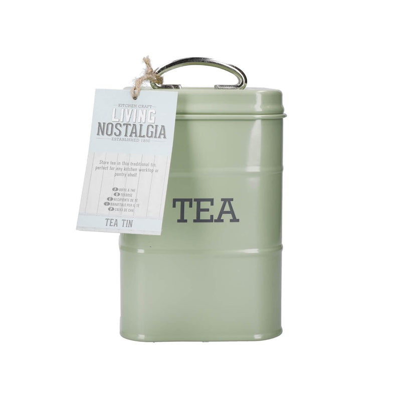 Living Nostalgia Tea Canister - Sage Green - Potters Cookshop
