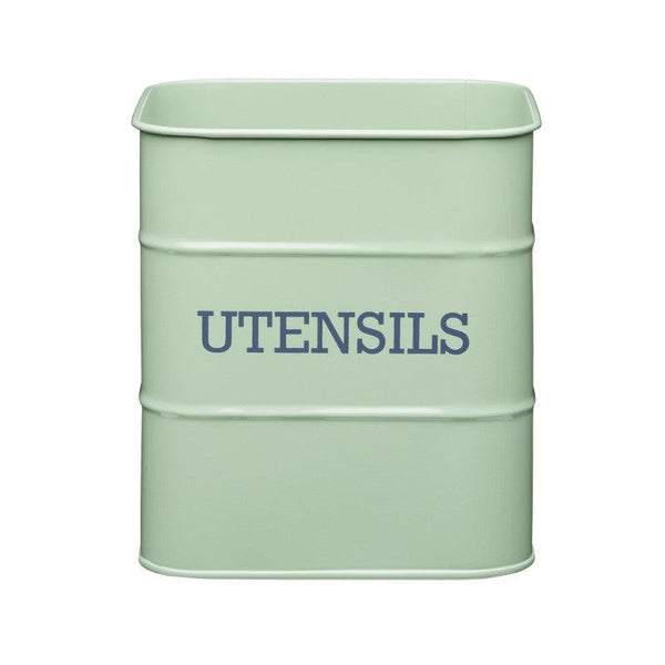Living Nostalgia Utensil Canister - Sage Green - Potters Cookshop