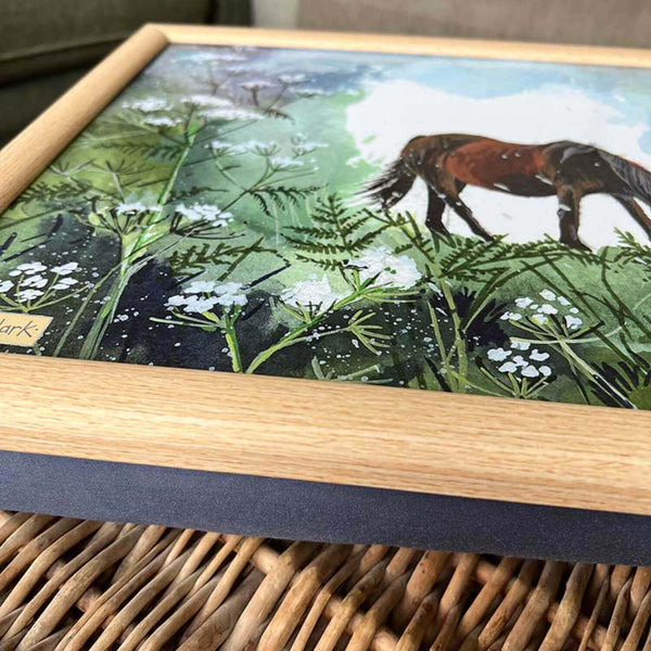 Alex Clark Lap Tray - Horse & Cow Parsley