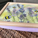 Alex Clark Lap Tray - Lavender Bees