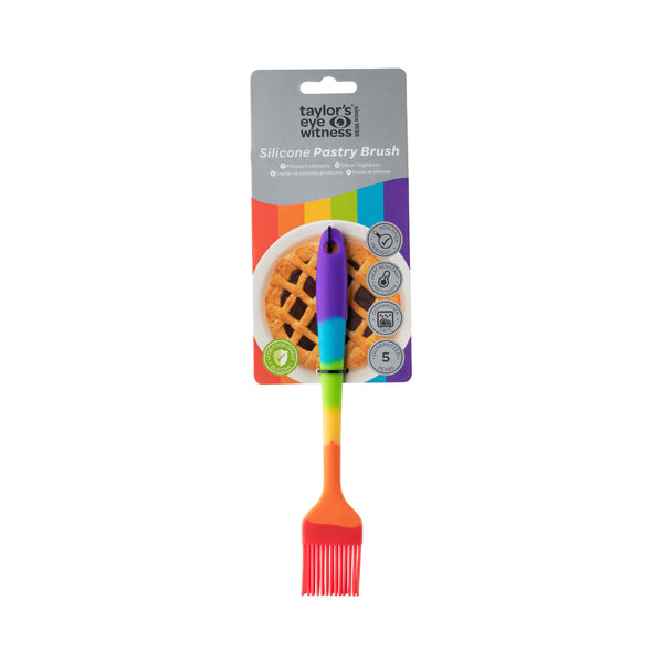 Taylor's Eye Witness Mini Silicone Pastry Brush - Rainbow